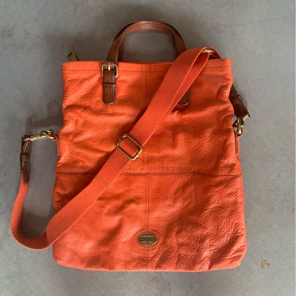 Fossil leather shoulder bag - Picture 2 of 4